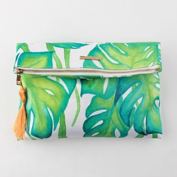 🌺NWT Pura Vida Large Palm Clutch🌺 - Picture 3 of 11